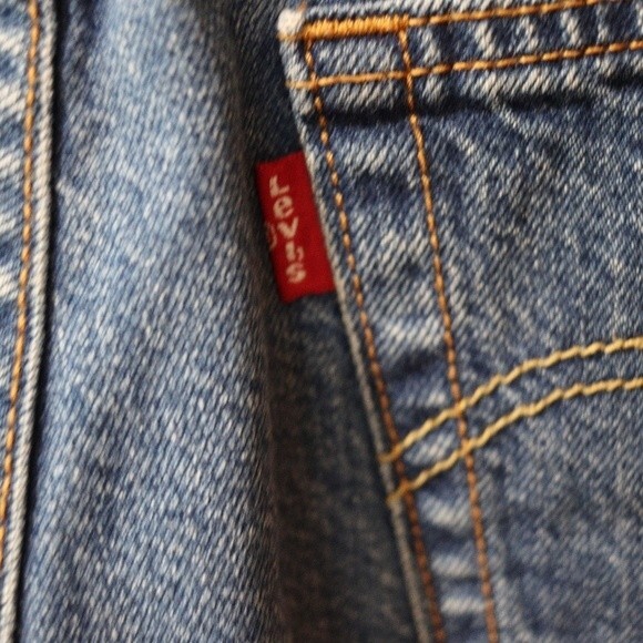 Levi’s 501 Y2K Cutoff Jean Shorts Raw Hem Festival Vintage Size 26 - Picture 12 of 16